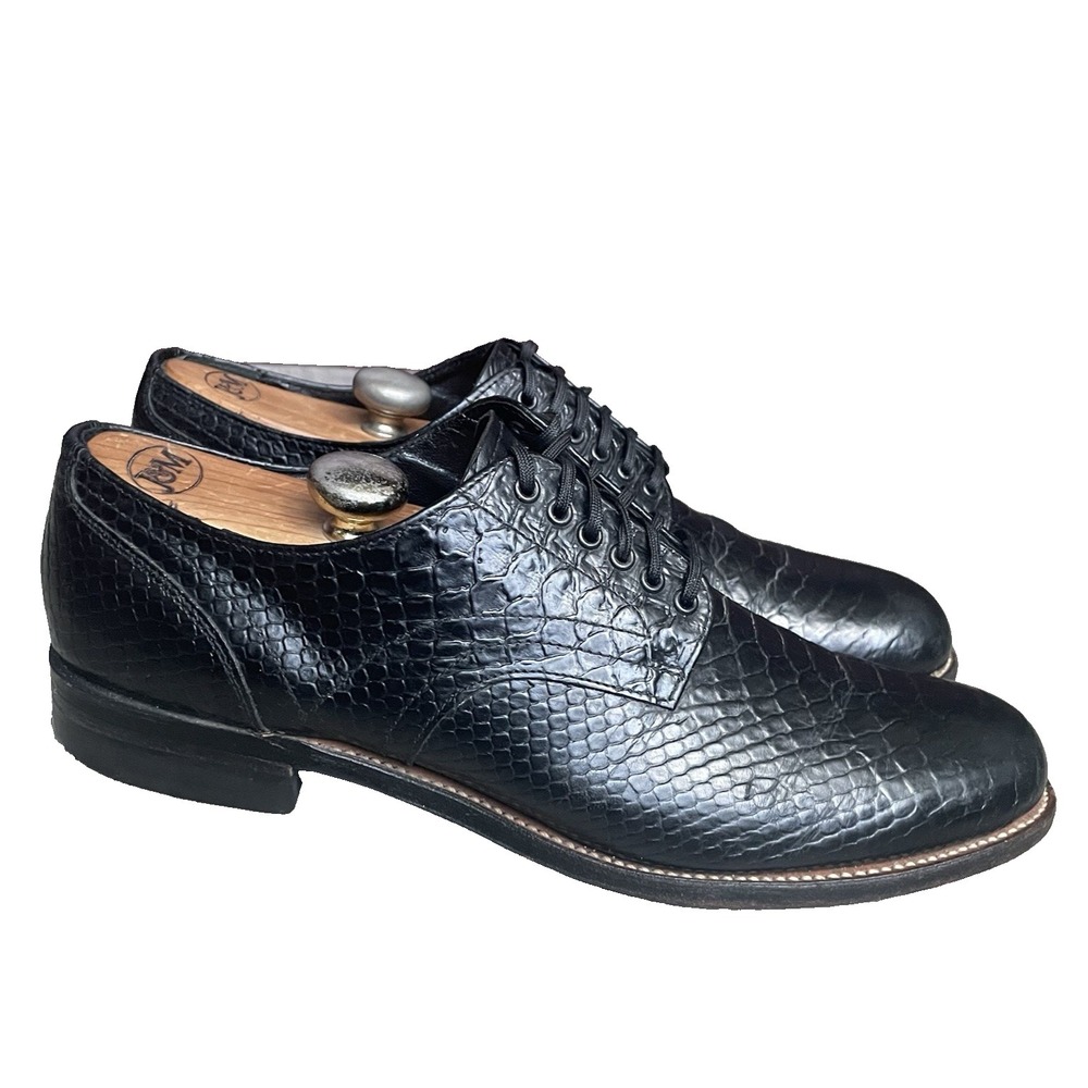 Stacy Adams Men's Madison Oxford Anaconda Print Shoes Size 9D